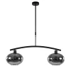 Best Sale Straluma Strak klassieke hanglamp zwart met smoke glas