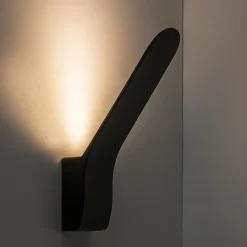 Hot Straluma Strakke design LED buitenlamp zwart wand