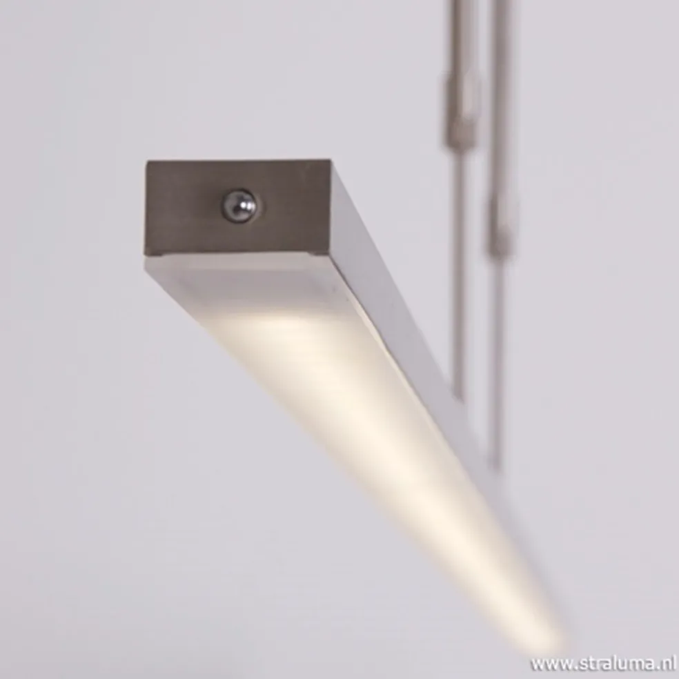 Sale Straluma Strakke hanglamp LED staal incl. dimmer