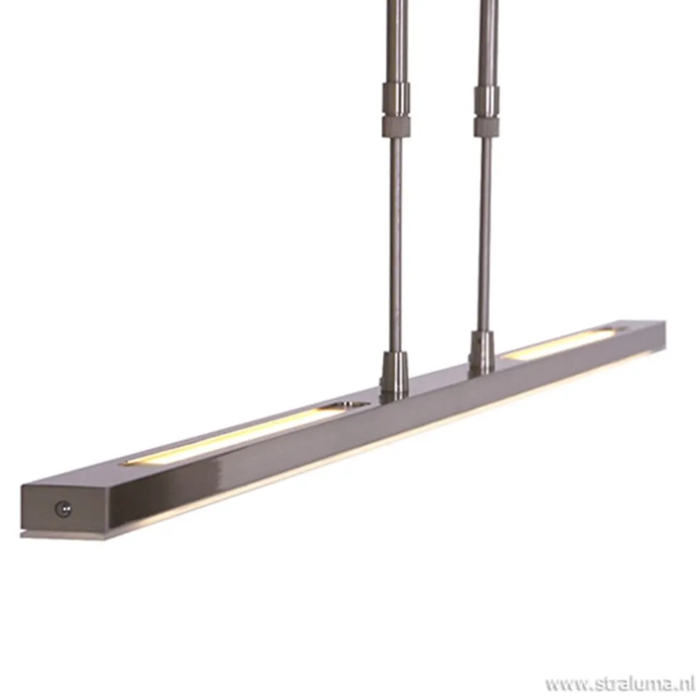 Sale Straluma Strakke hanglamp LED staal incl. dimmer