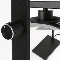 Best Sale Straluma Strakke vloerlamp zwart met smoke glazen kap