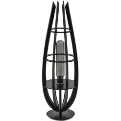 Online Straluma Tafellamp / vloerlamp mat zwart hout