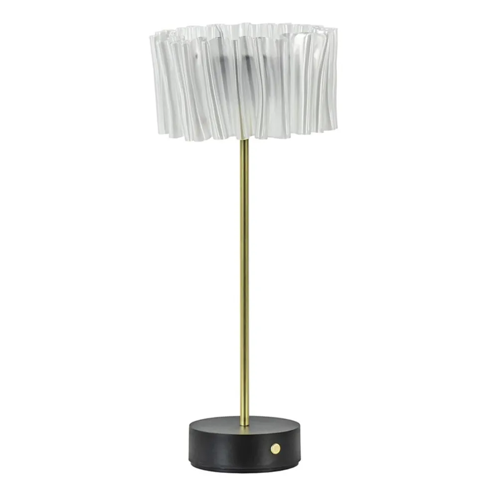 Store Straluma Tafellamp Accordeon op batterij prisma / zwart