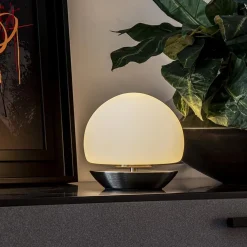 Best Straluma Tafellamp Ancilla bolglas 3-stappen dimbaar