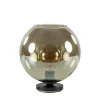 Shop Straluma Tafellamp Bella zwart + smoke glas 25cm