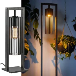 Best Straluma Tafellamp Birdy frame zwart