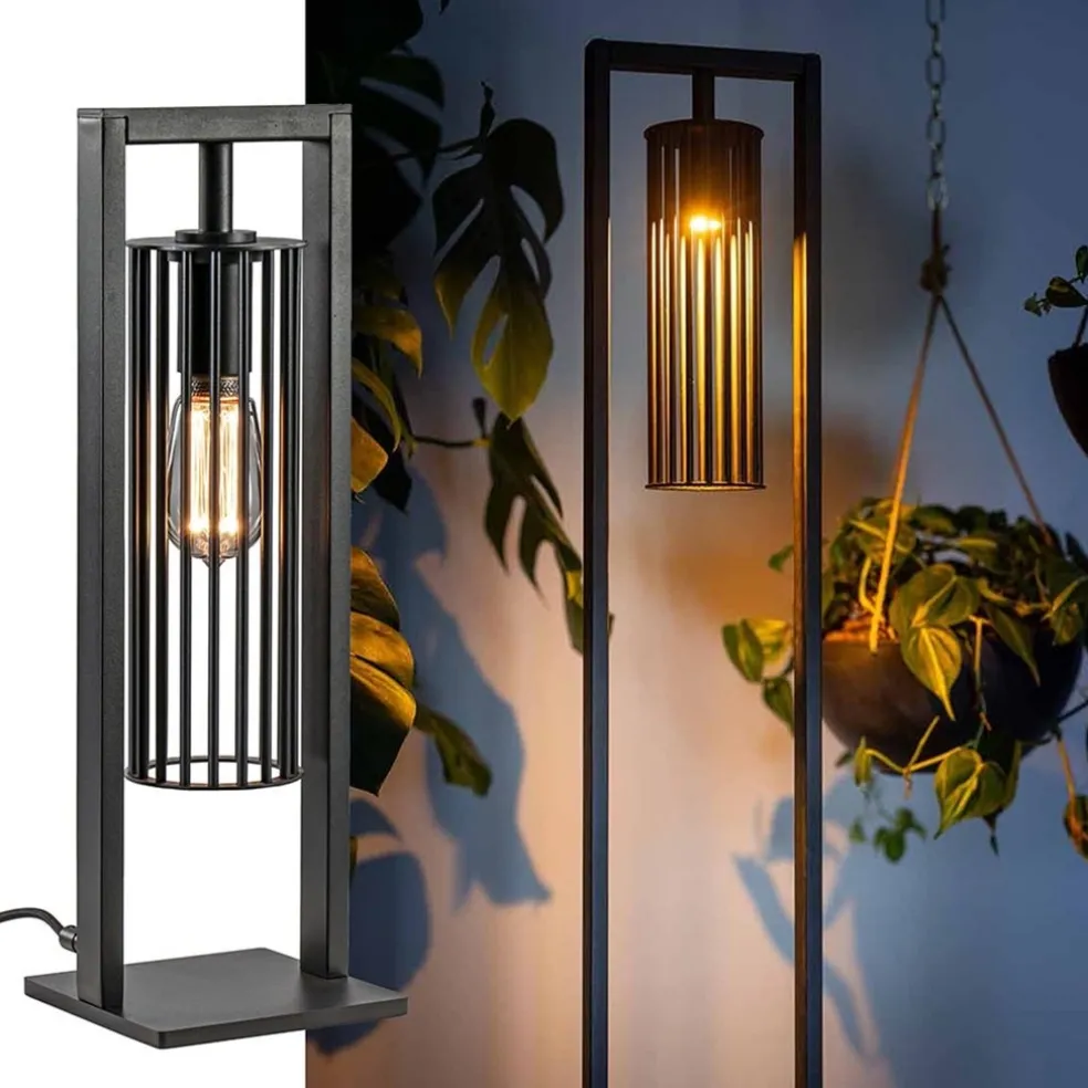 Best Straluma Tafellamp Birdy frame zwart