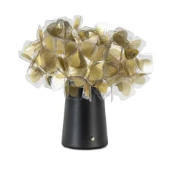 Hot Straluma Tafellamp Clizia Mama Non Mama goud/zwart oplaadbaar