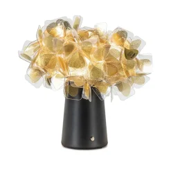 Hot Straluma Tafellamp Clizia Mama Non Mama goud/zwart oplaadbaar