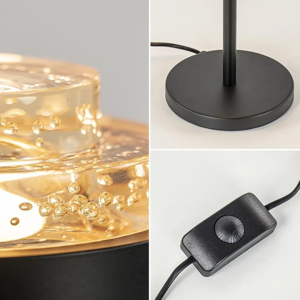 Clearance Straluma Tafellamp Dynasty zwart/amber