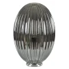 Shop Straluma Tafellamp Egg Rib smoke glas