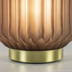 Cheap Straluma Tafellamp Ivot mat koffie met messing op batterij