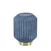 Fashion Straluma Tafellamp Ivot op batterij mat blauw klein