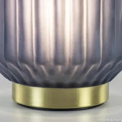 Fashion Straluma Tafellamp Ivot op batterij mat blauw klein
