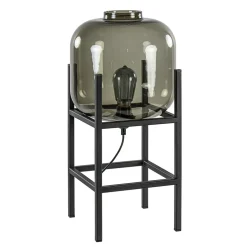 Hot Straluma Tafellamp Lett frame zwart/smoke glas