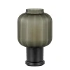 Outlet Straluma Tafellamp Lett zwart met mat smoke glas