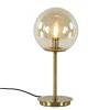 Best Sale Straluma Tafellamp Medina goud met amber glas L&L
