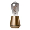Outlet Straluma Tafellamp met oplaadbare batterij goud/smoke dimbaar
