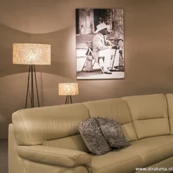 Fashion Straluma Tafellamp metaal met schelpen kap