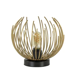 Discount Straluma Tafellamp Nest klein zwart/matgoud