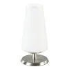 Best Straluma Tafellamp nikkel/glas met touchdimmer