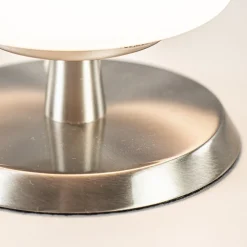 Best Straluma Tafellamp nikkel/glas met touchdimmer