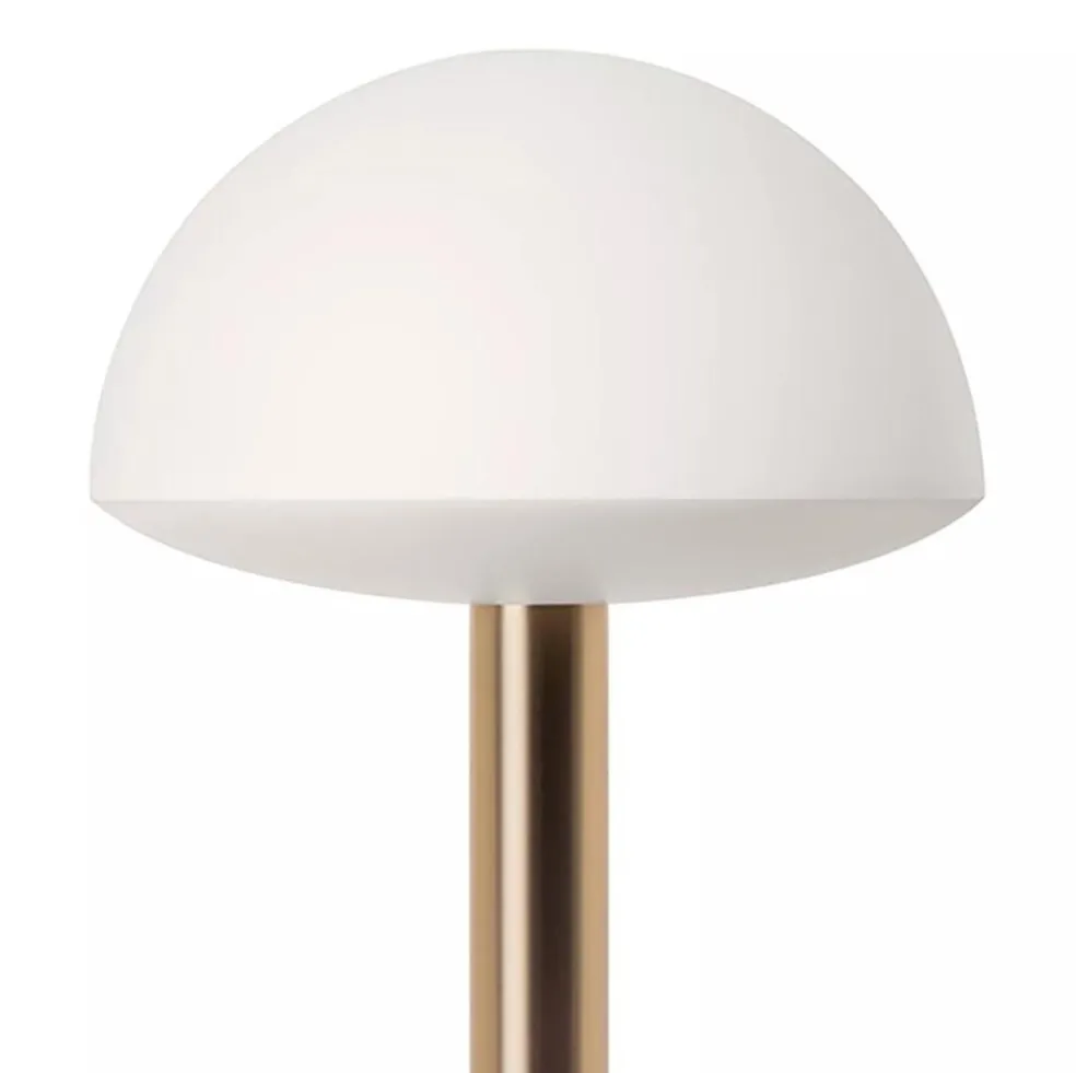 Store Straluma Tafellamp op accu gold/frosted IP65