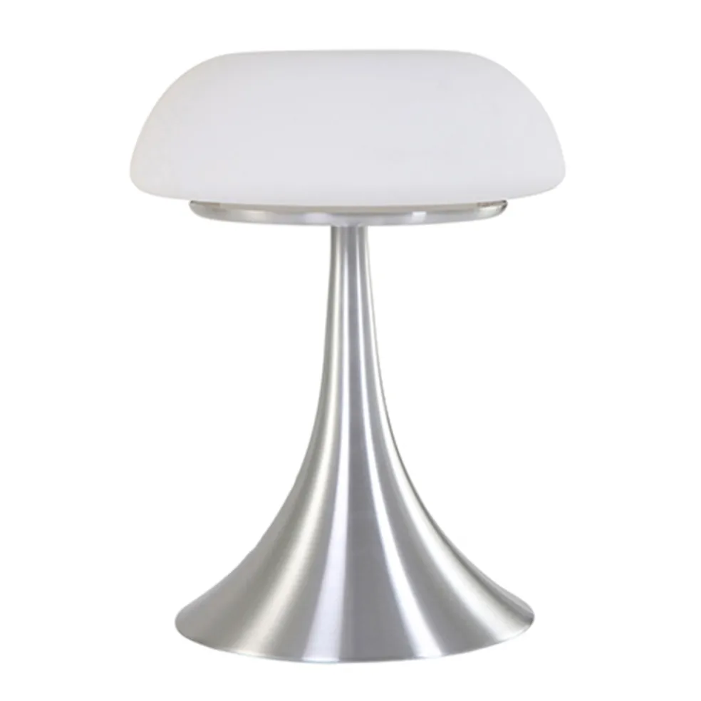 Clearance Straluma Tafellamp Purissima staal met opaal glas