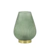 New Straluma Tafellamp Tajera op batterij donker groen/goud