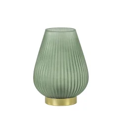 New Straluma Tafellamp Tajera op batterij donker groen/goud