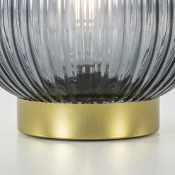 Flash Sale Straluma Tafellamp Tajera van Light and Living op batterij grijs/goud