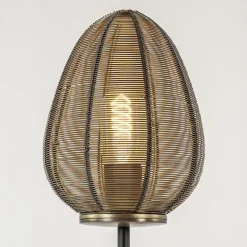 Outlet Straluma Tafellamp Yaelle brons/zwart