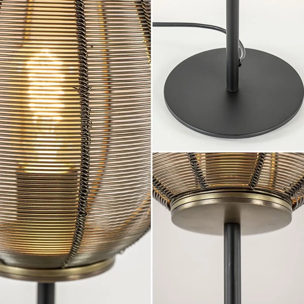 Outlet Straluma Tafellamp Yaelle brons/zwart