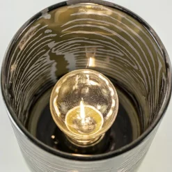 Discount Straluma Tafellamp Zebra grijs goud op batterijen Light & Living