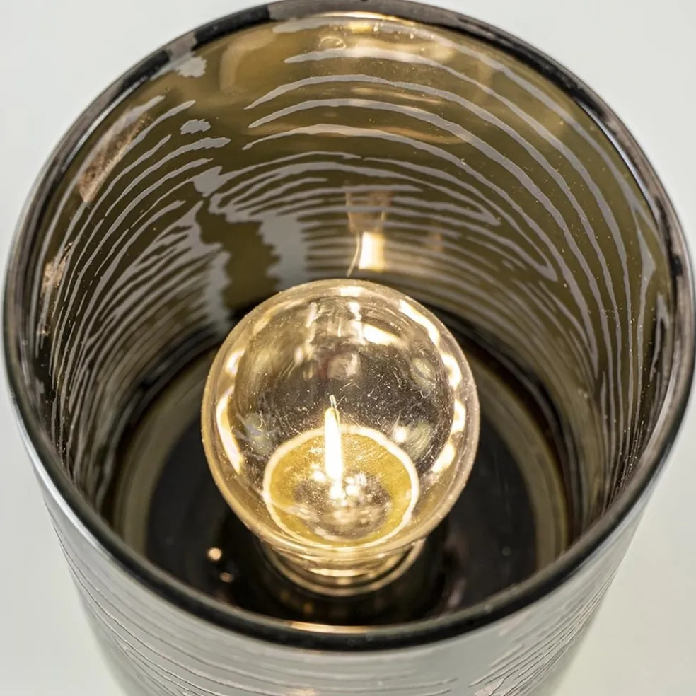 Discount Straluma Tafellamp Zebra grijs goud op batterijen Light & Living