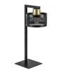 Shop Straluma Tafellamp zwart/goud met ronde kap