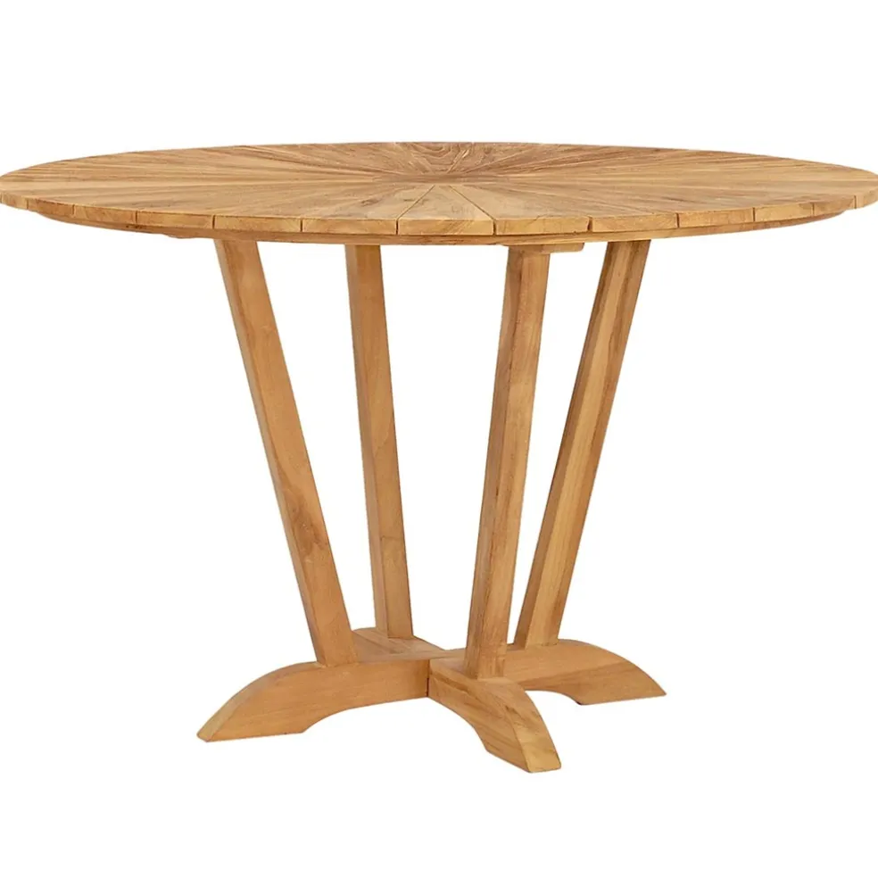 New Straluma Teak houten buitentafel rond 130 cm