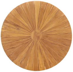 New Straluma Teak houten buitentafel rond 130 cm