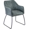 Flash Sale Straluma Trendy kuipstoel met zwart metalen poot