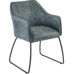 Flash Sale Straluma Trendy kuipstoel met zwart metalen poot