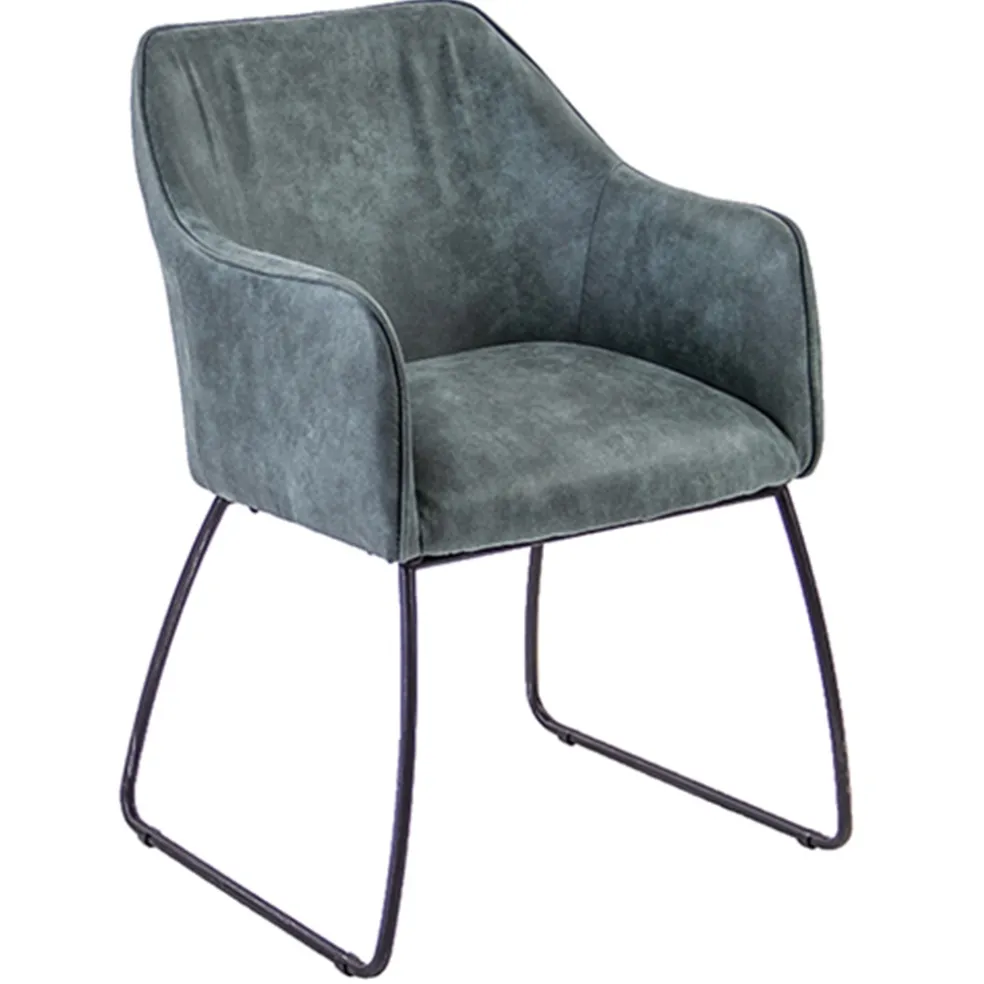 Flash Sale Straluma Trendy kuipstoel met zwart metalen poot