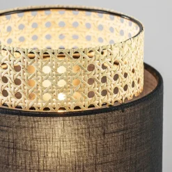 Discount Straluma Trendy tafellamp driepoot zwart met webbing