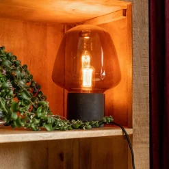 Fashion Straluma Trendy tafellamp met smokey glas