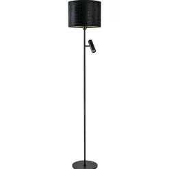 Cheap Straluma Trendy vloerlamp met kap zwart met goud