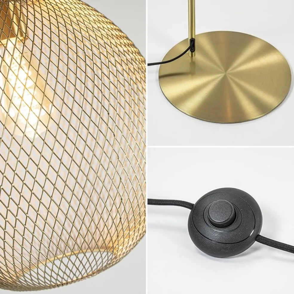Cheap Straluma Trendy vloerlamp Moroc goud Light and Living