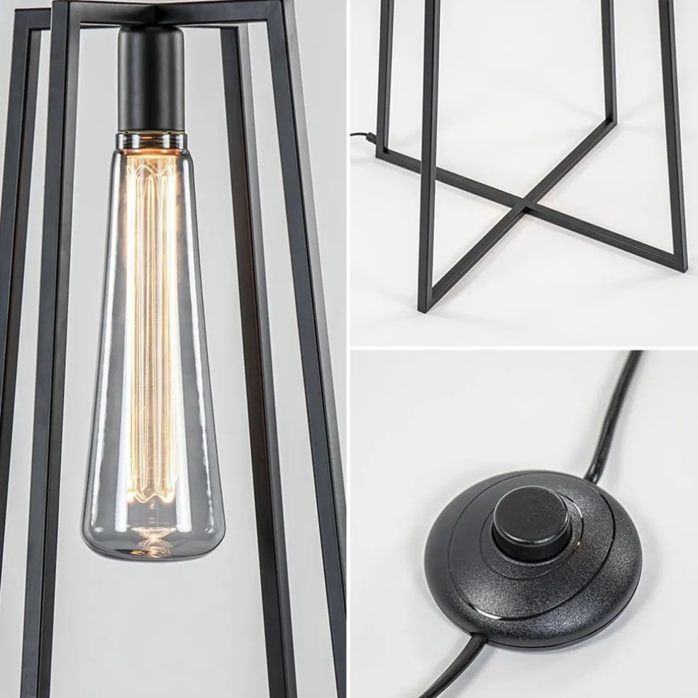 Online Straluma Trendy vloerlamp zwart frame excl lichtbron