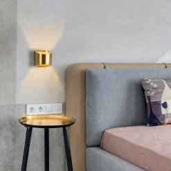 Outlet Straluma Trendy wandlamp goud metaal G9