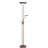New Straluma Uplighter brons LED Luna leesarm, dimmer