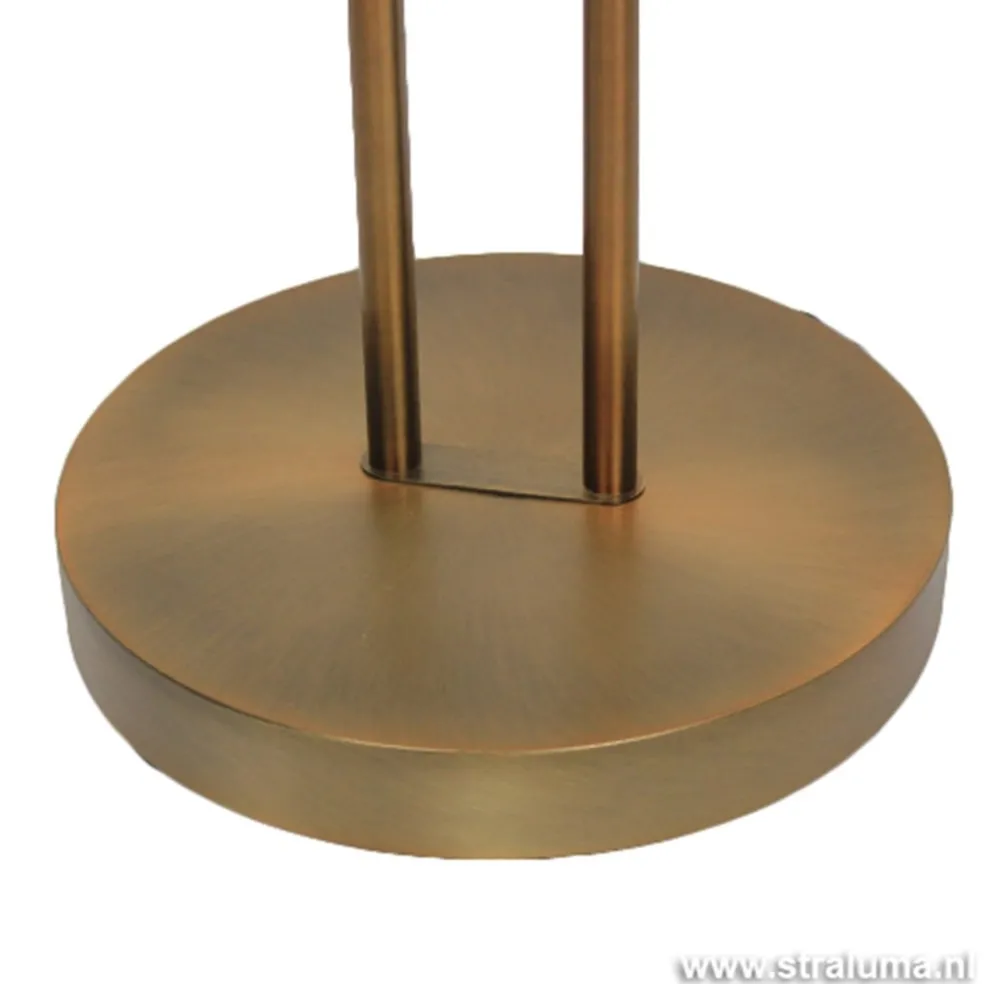 New Straluma Uplighter brons LED Luna leesarm, dimmer