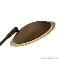 New Straluma Uplighter brons LED Luna leesarm, dimmer